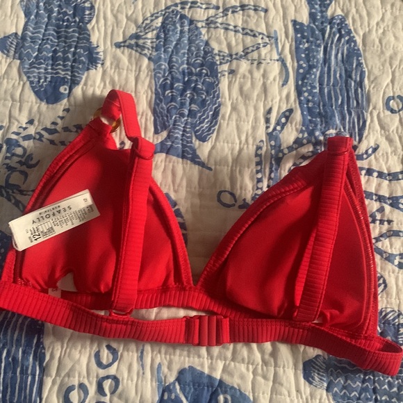 Seafolly Women's Summer Sea Bound Tri Bra Bikini Top new without tag - Picture 7 of 12